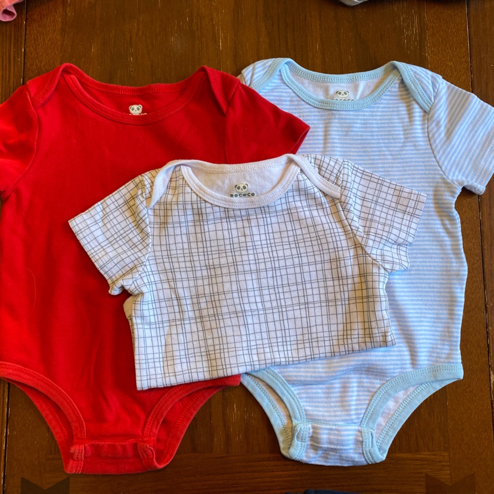 Rococo - 3 Pack of Onesies / Bodysuits - 24 Months Old